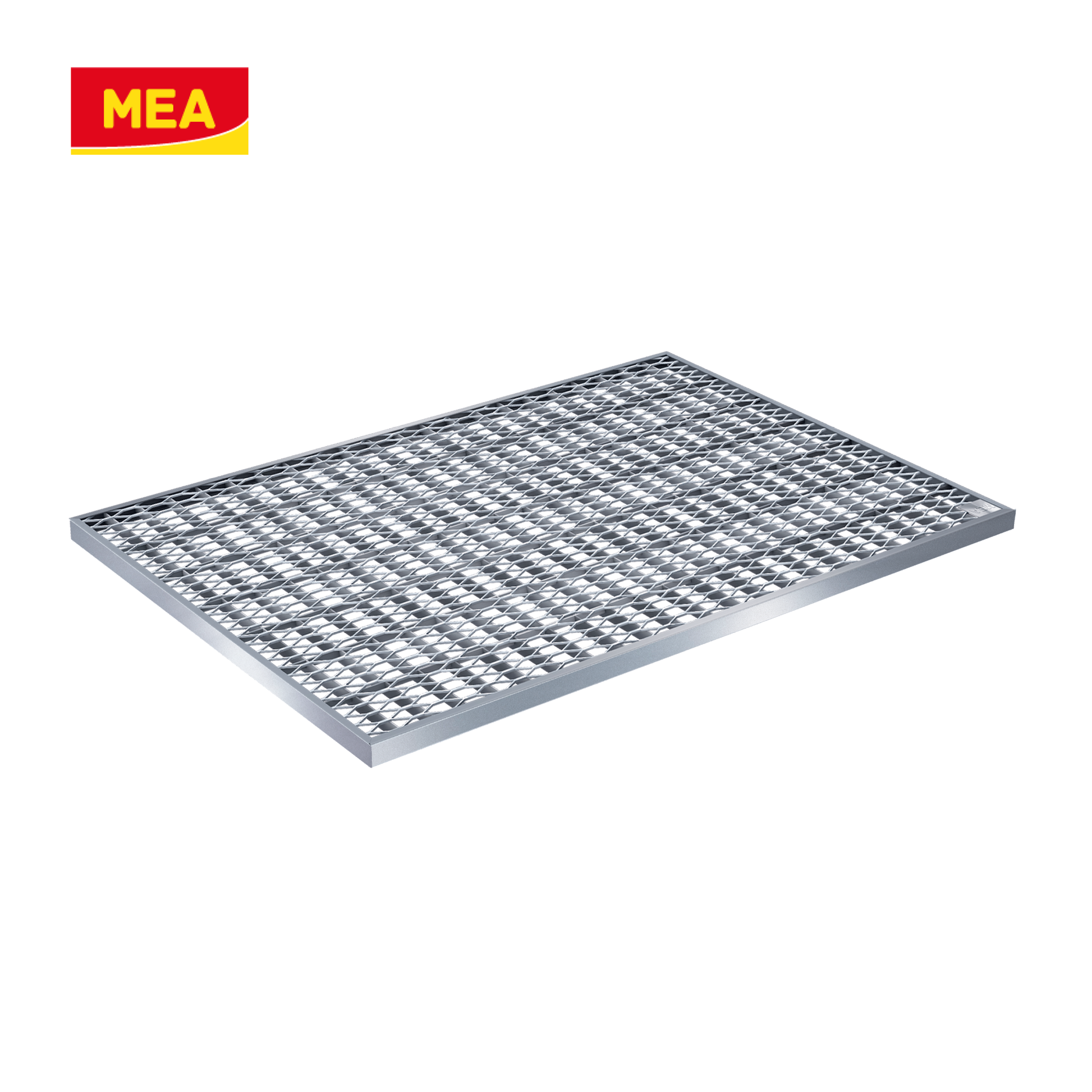 Grille en métal déployé pour paillassons encastrables en SMC – solutions robustes et esthétiques pour entrées propres, adaptées aux environnements à fort passage. Norme PMR - classe de charge A15.