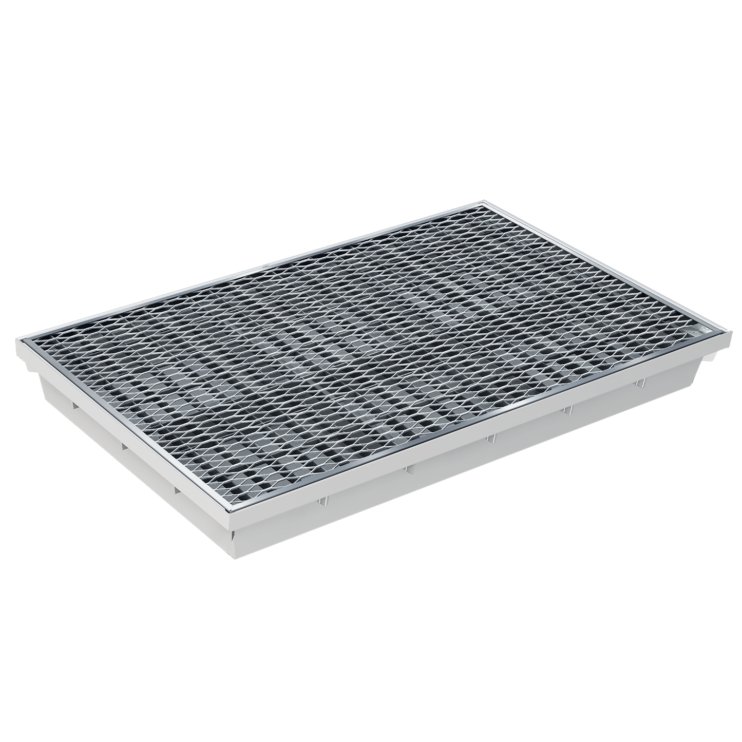 Paillassons encastrables en SMC avec grille en métal déployé – solutions robustes et esthétiques pour entrées propres, adaptées aux environnements à fort passage. Norme PMR - classe de charge A15.